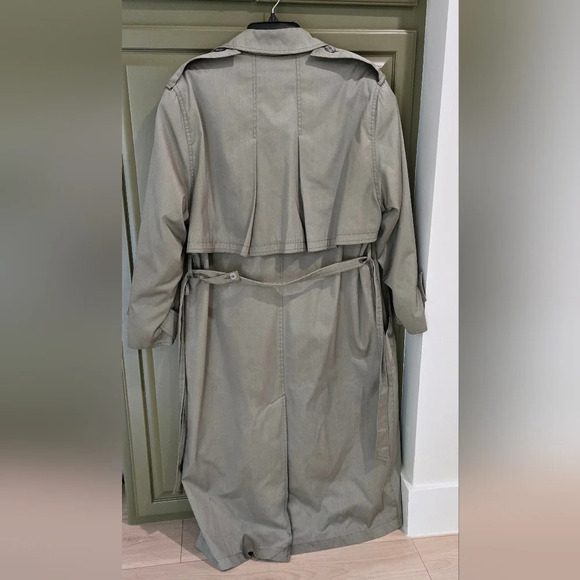 Vintage John Weitz mens trench coat - Picture 2 of 8